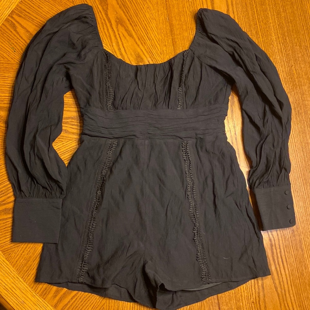 Black Tie Optional Romper - New with tags
